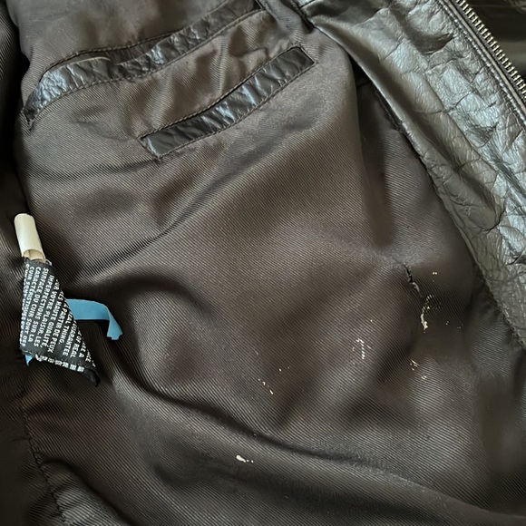 MENS SIZE M BROWN LEATHER JACKET BY OXIDE - Picture 12 of 15